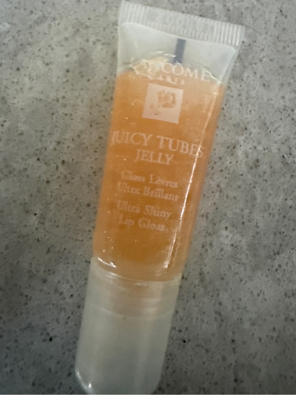 Rare New Lancôme Juicy Tube Jelly Lip Gloss - Shimmery Golden (Peach-Gold)
